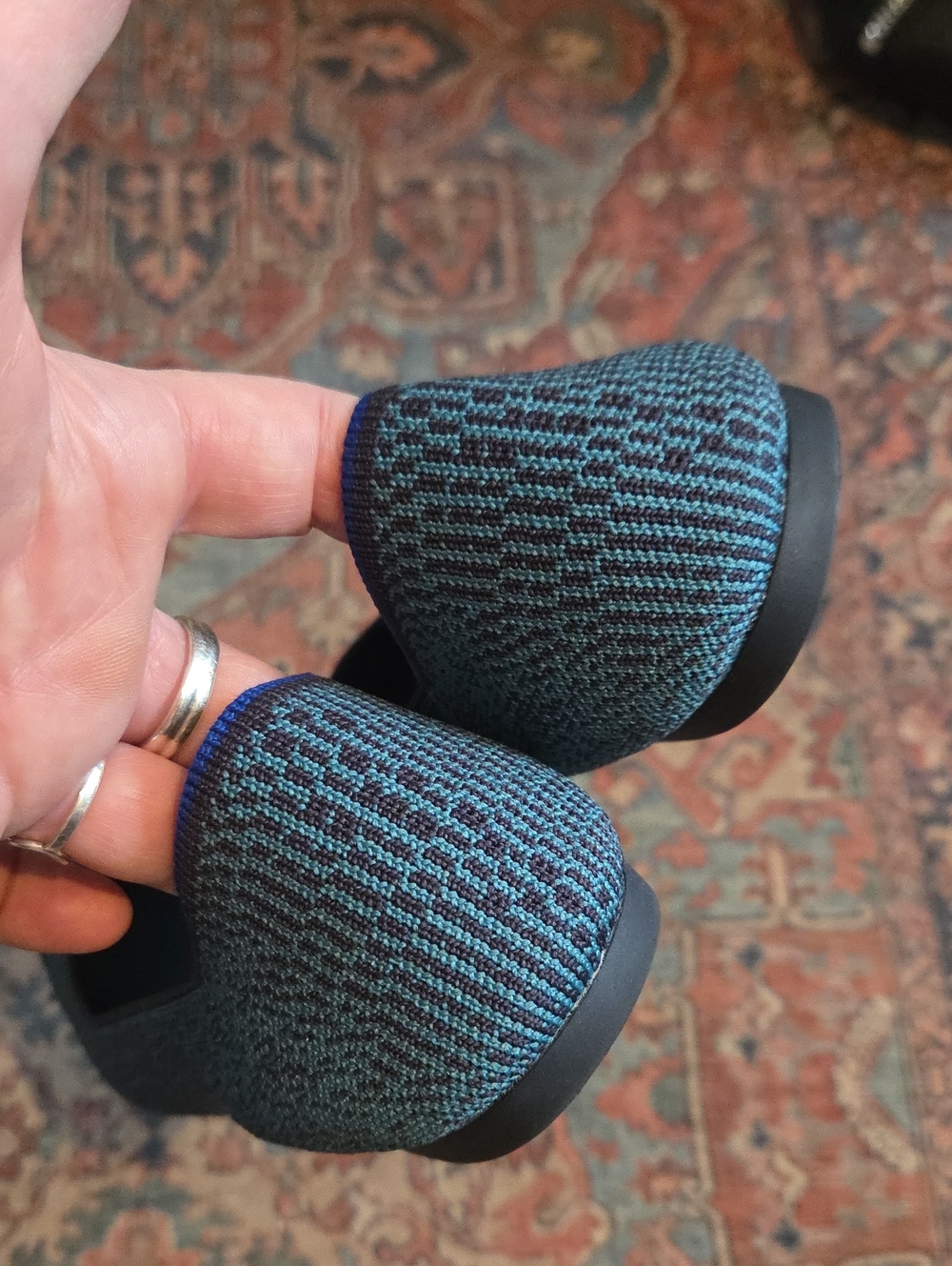 Rothy’s The Point Spruce Python (size 9) - Picture 4 of 9